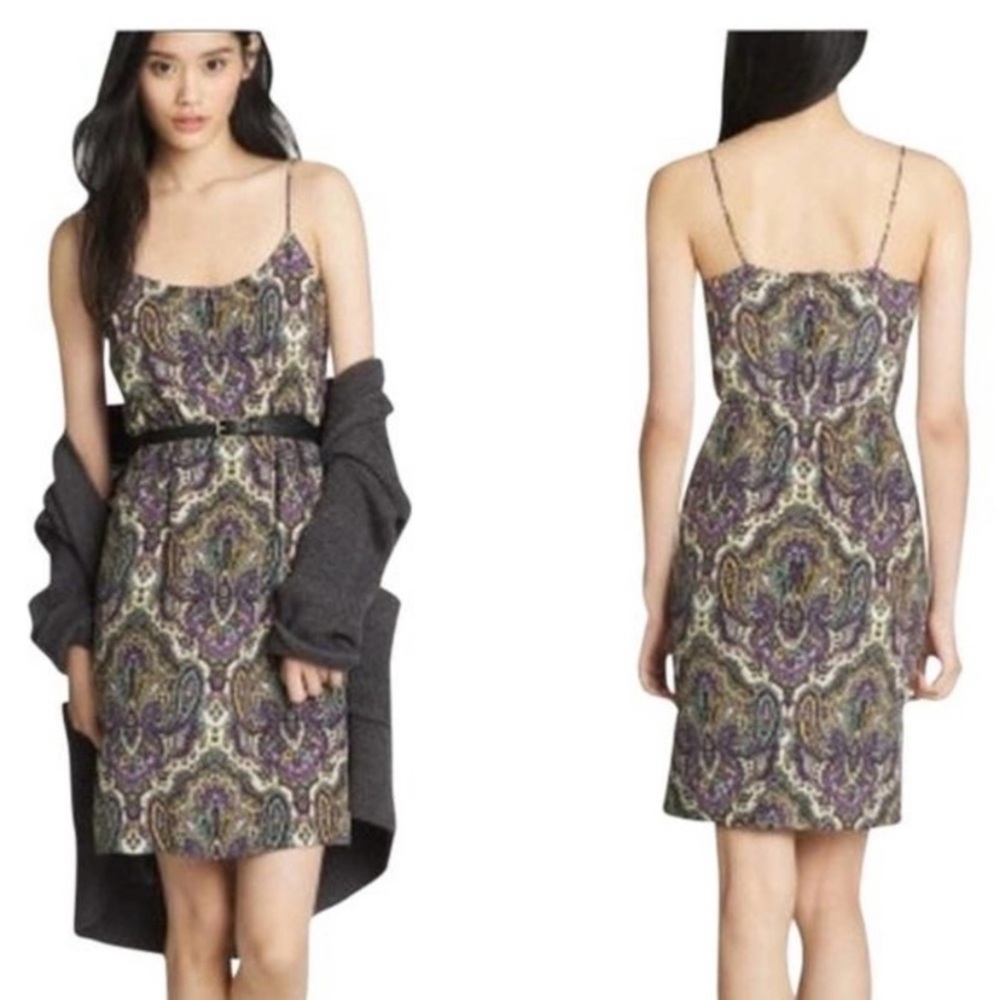 J.Crew Silk Paisley Dress, Size 00